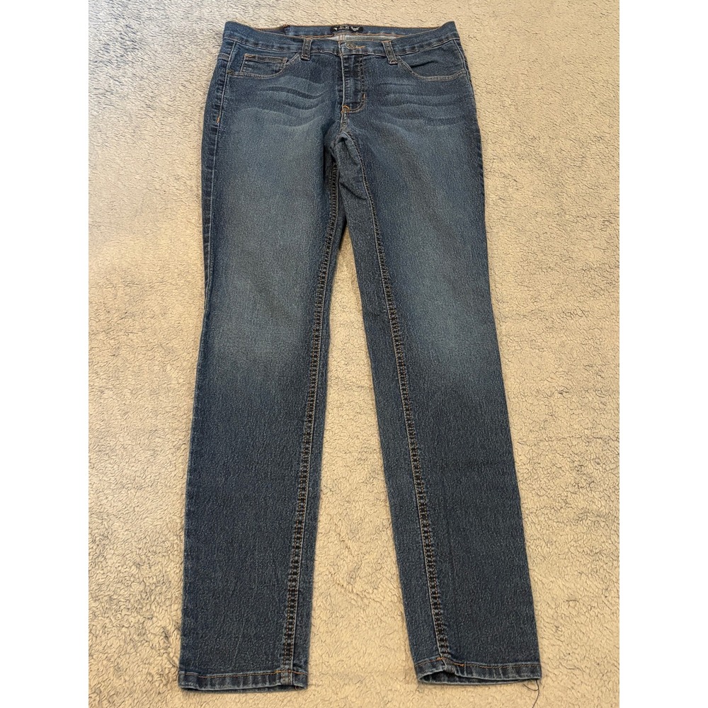 Cuidado con el Perro Mens Slim Fit Jeans Medium Wash Blue Denim Size 31x31